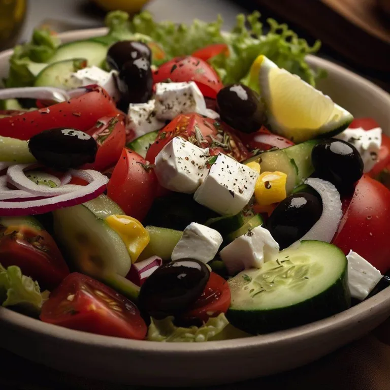 Rețetă pentru Salată Grecească - O Bucată de Mediterană pe Masa Ta