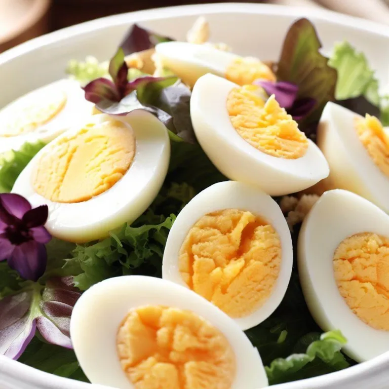 Salata de ouă fierte