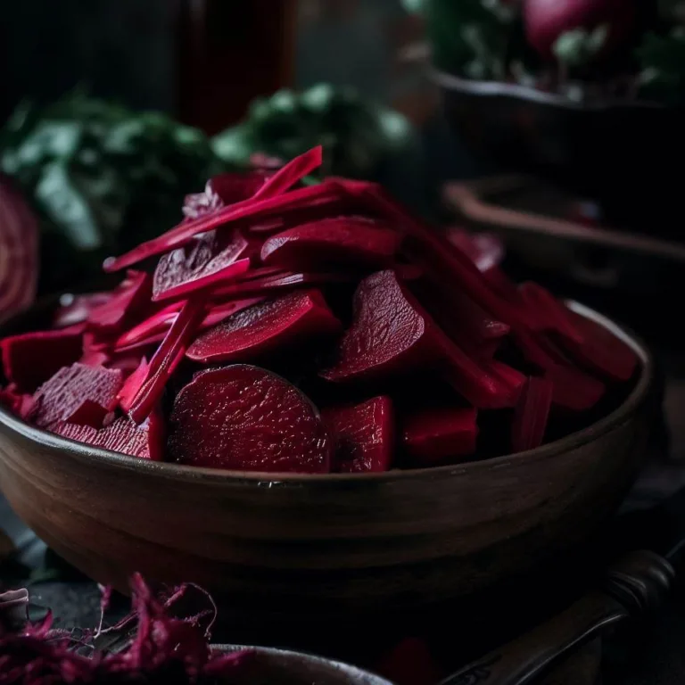Salată de sfeclă roșie pentru iarnă