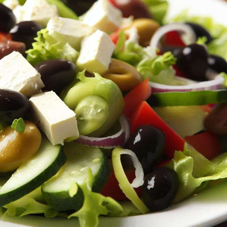Salata grecească: Descoperă delicioasa combinație a gusturilor mediteraneene