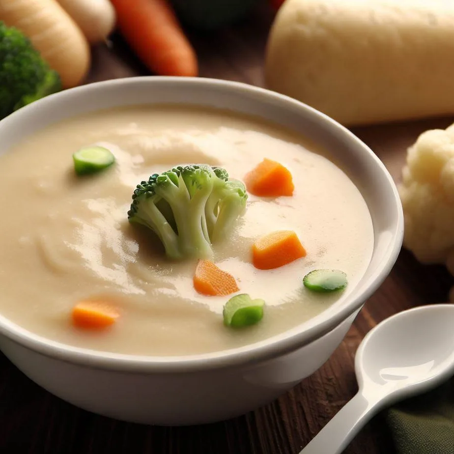 Supa cremă de legume - Calorii și beneficii pentru sănătate