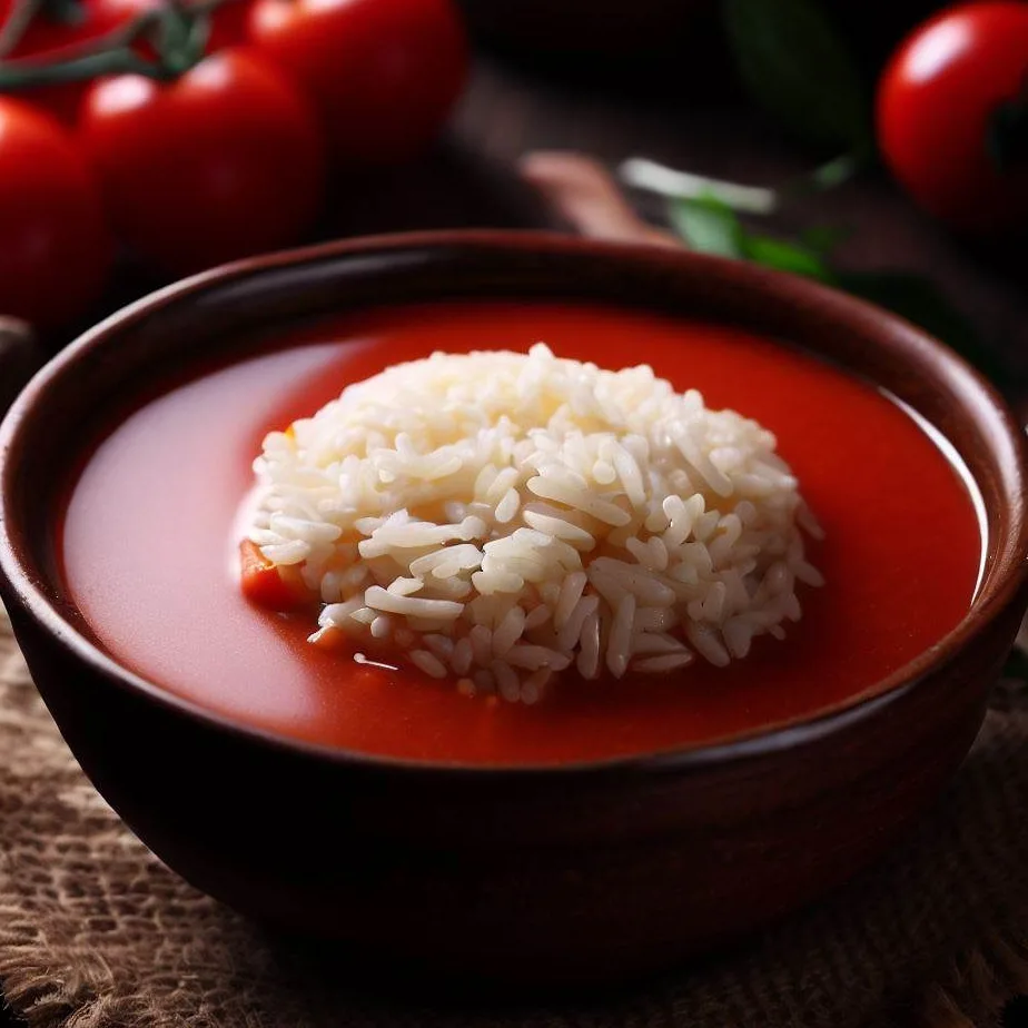 Supa de roșii cu orez
